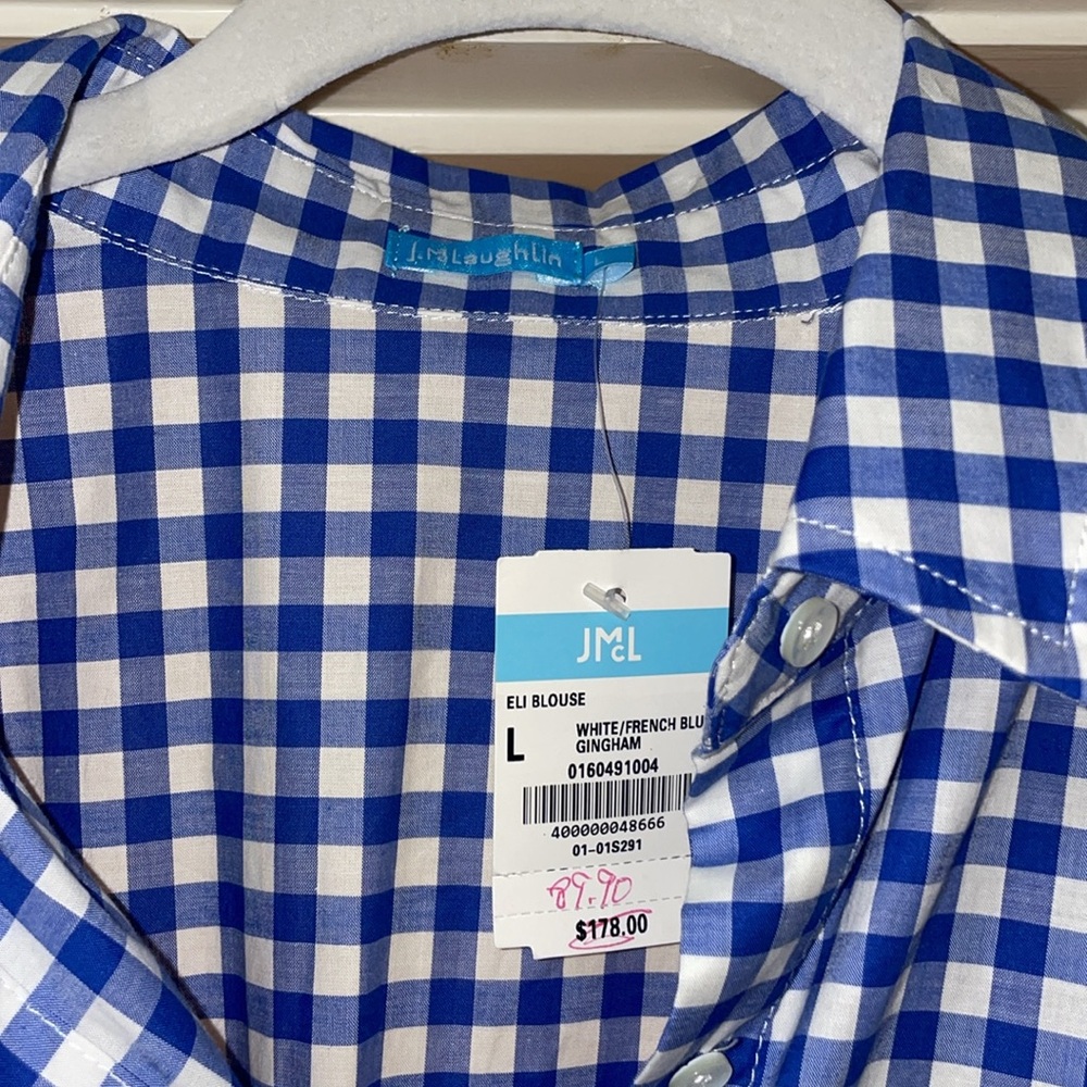NWT J. McLaughlin Eli blouse - Picture 2 of 4